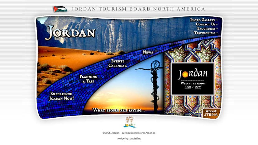 Jordan Tourism Board Screenshot